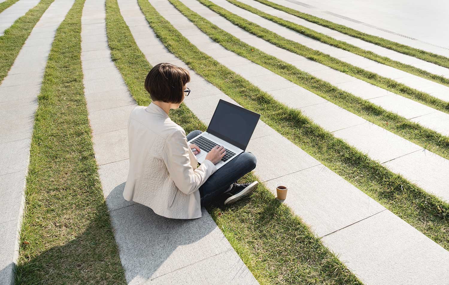 a person working in the garden